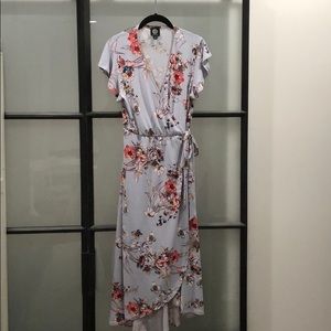 Floral midi length dress